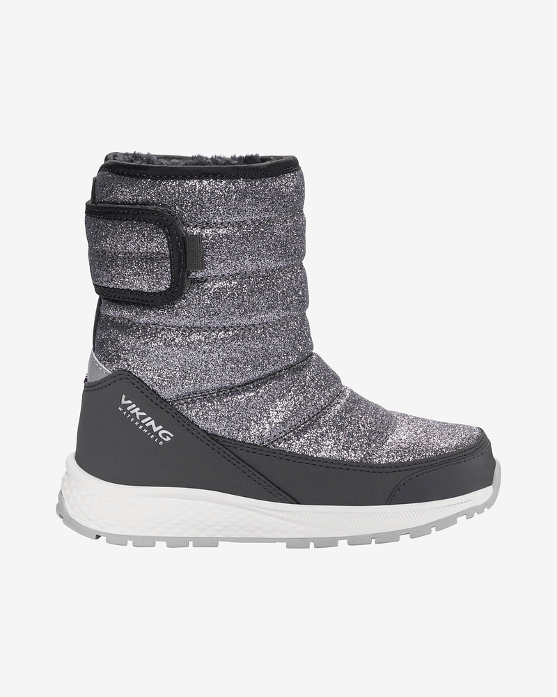Viking Vintersko Barn - Vanntette Vinterstøvler | Equip Glitter Warm WP Pull-on