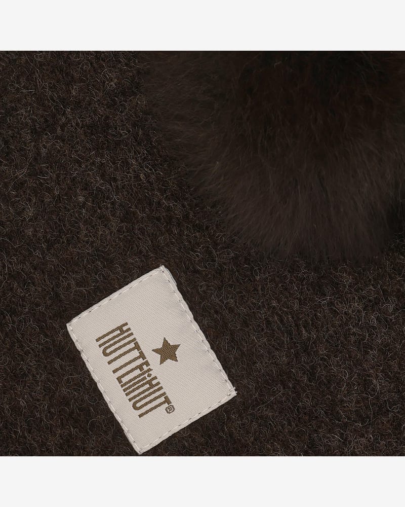 Balaclava 2-Lags - Varm, Tovet Ull med Alpakkadusker | Alpaca Pompoms