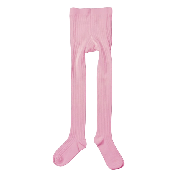 Strømpebukser – Ull – Rib – Elastisk | Basic, Lys Rosa