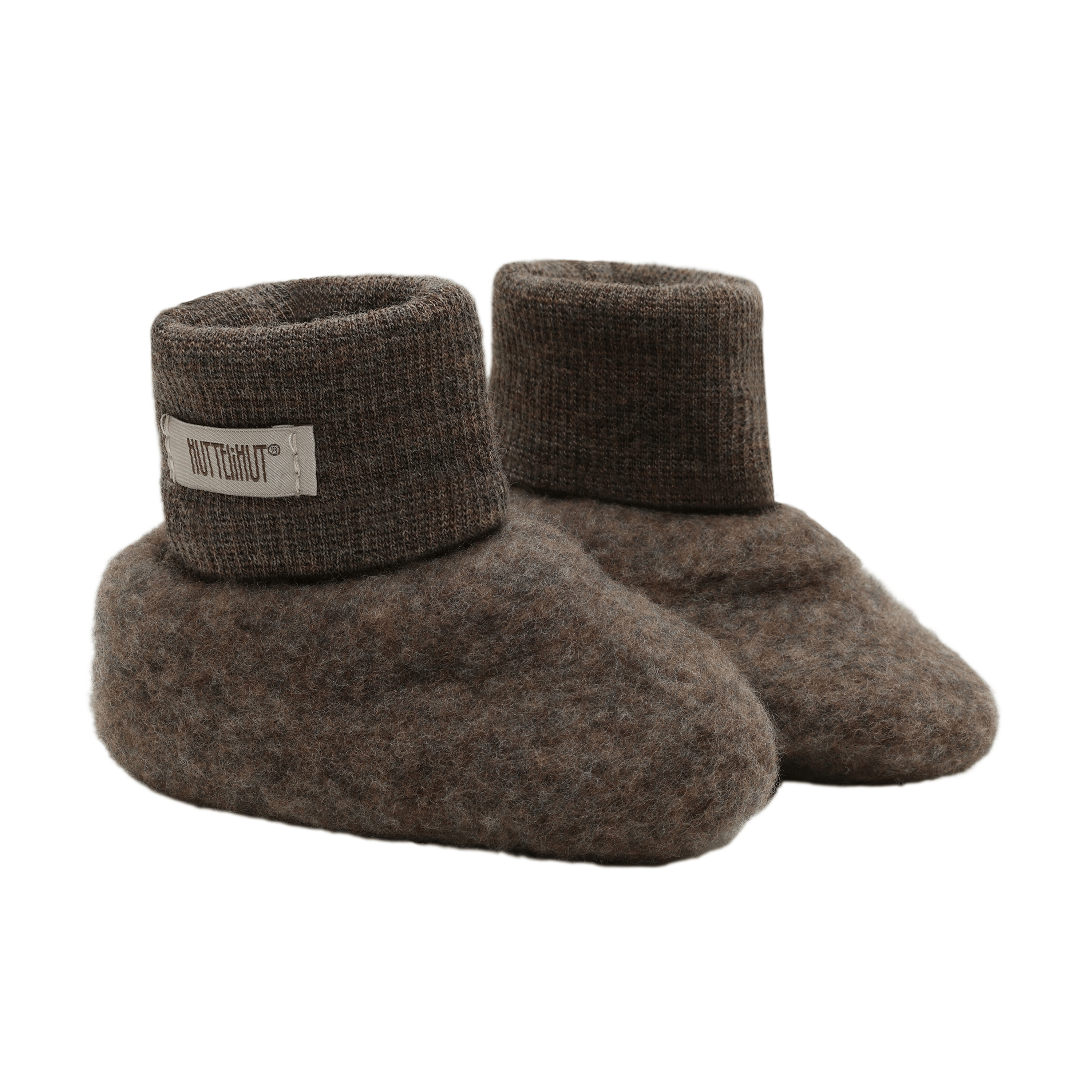 Ulltøfler i Ullfleece – Varm, 100% Merino | Footies Wool Fleece 2-layer