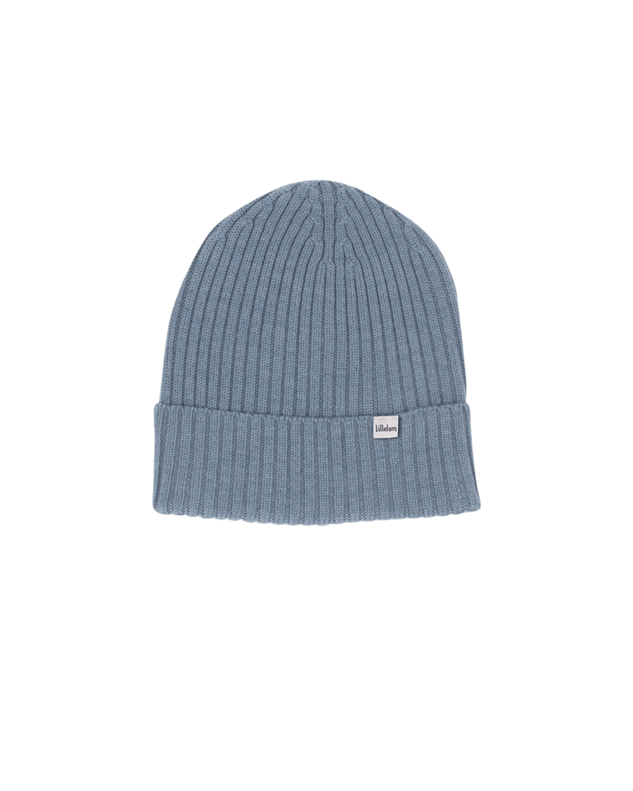 Ullue Barn – 100% Merino | Lue Ribb, Mellomblå