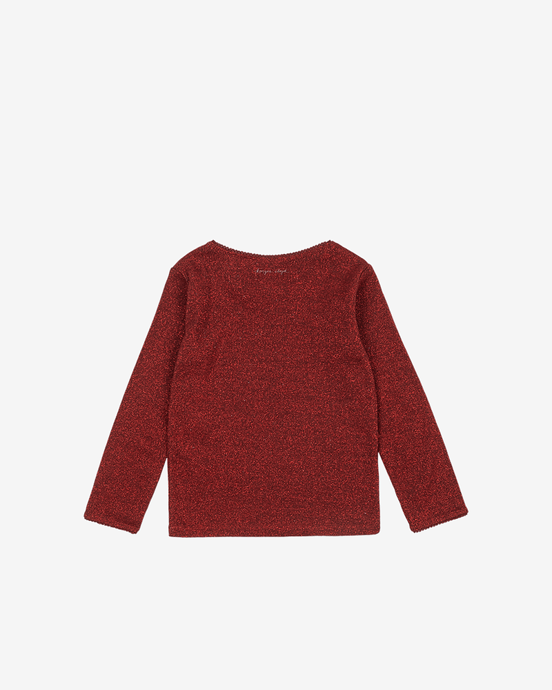 Trøye Barn m/ Glittertrå - Øko Bomull | Roli Blouse