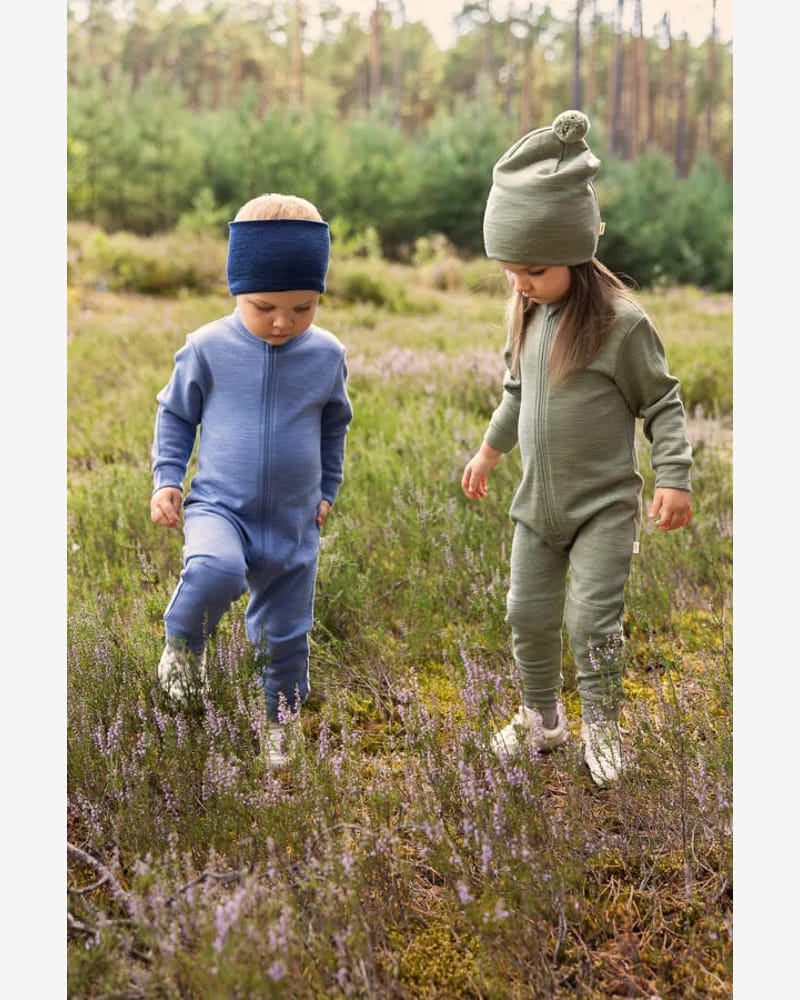 Ulldress i glatt ullfleece - Forsterkning på knærne | Sparkedress Active