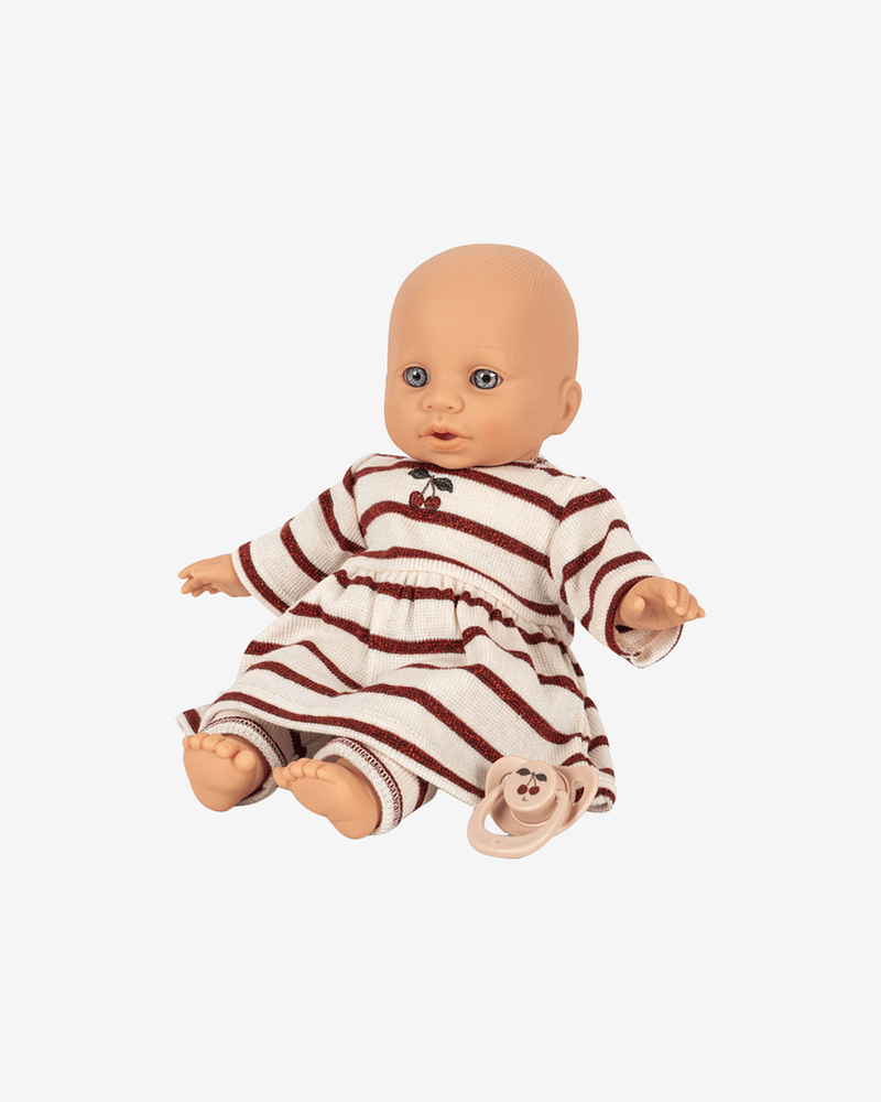 Dukke med Smokk - Babydukke myk kropp | Bella Baby Doll