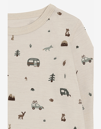 Trøye Langermet - 95% Merino, 5% Polyamid | HCAwo Camp