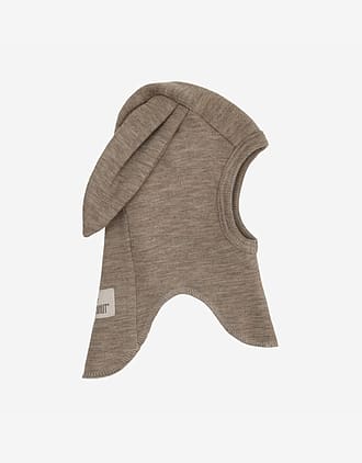 Balaclava Ull med Kaninører - 97% Merino, 3% Elastan, Tynn ullkvalitet | Balaclava Ears Wool Rib