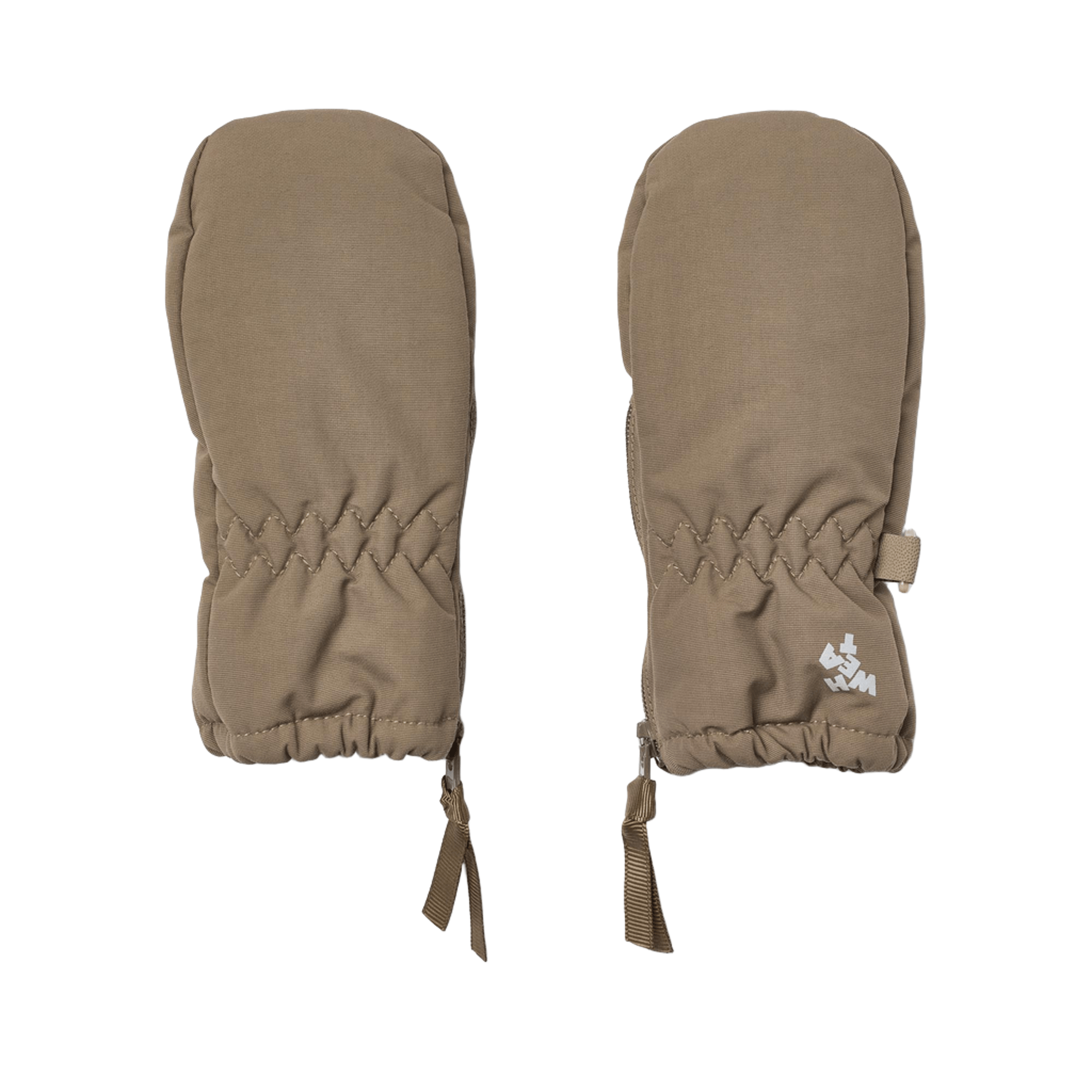 Vintervotter Baby – Vanntett 10.000mm | Technical Mittens Zipper, Brun - Dry Wood
