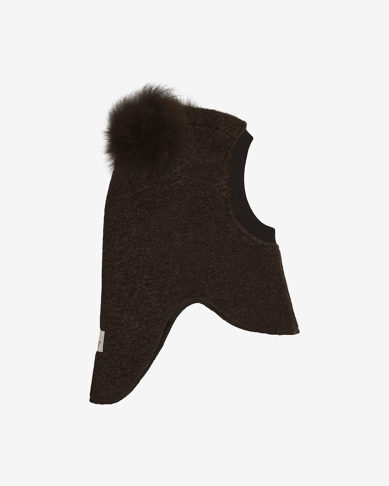 Balaclava 2-Lags - Varm, Tovet Ull med Alpakkadusker | Alpaca Pompoms