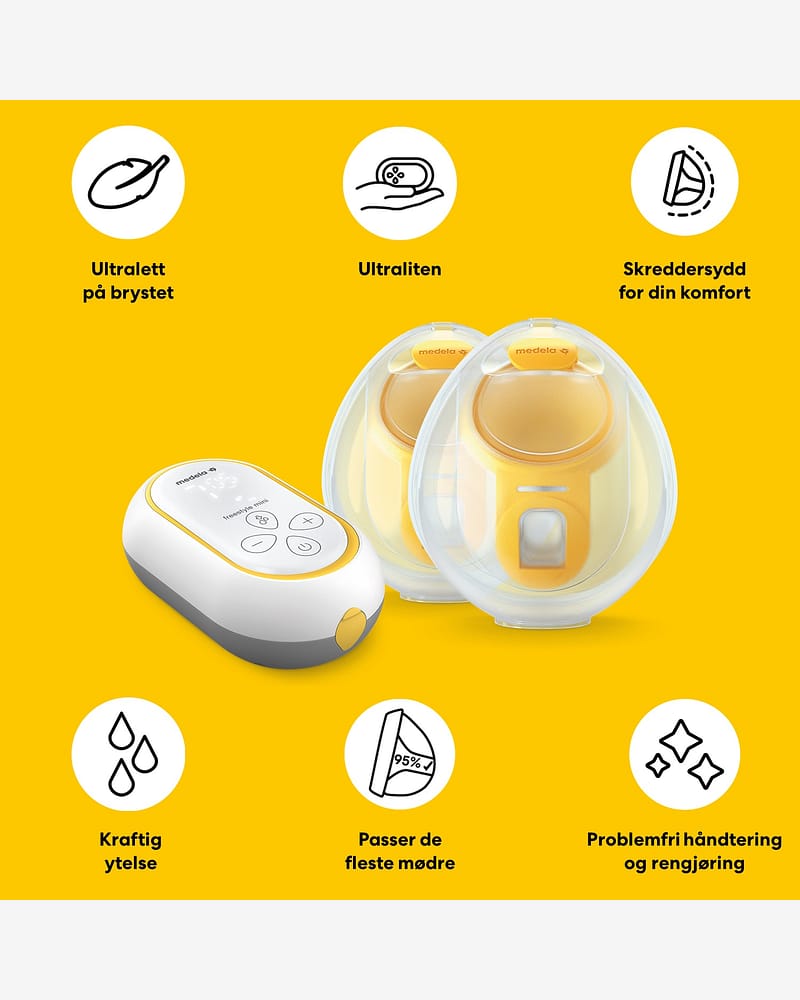 Brystpumpe Freestyle™ Mini Handsfree | Dobbel Elektrisk i-Bh-Pumpe