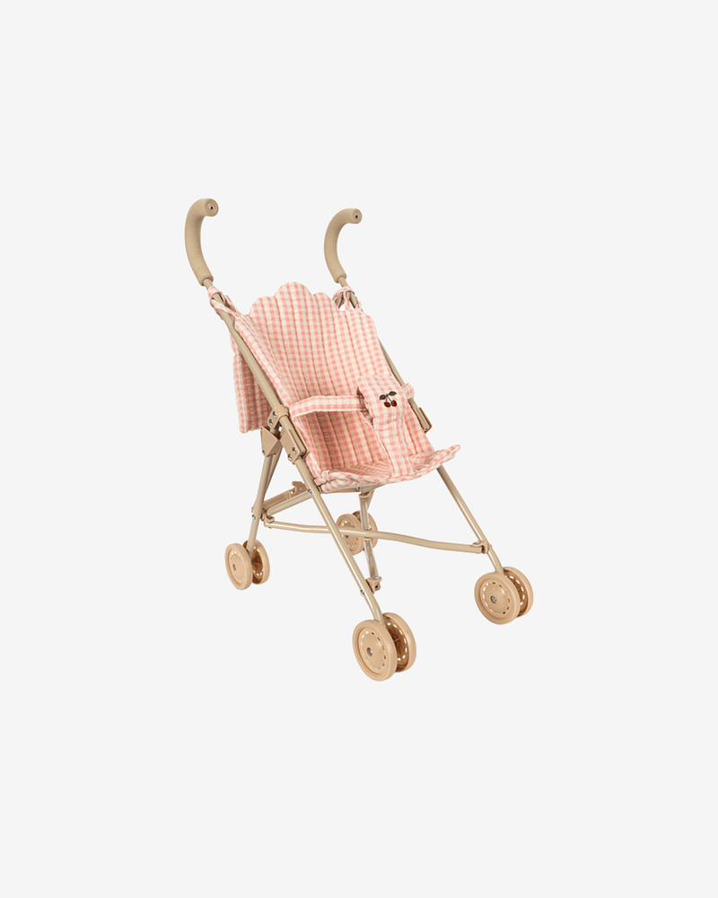 Dukkevogn med Dukke og Smokk - Gavesett | Poppy Doll Stroller