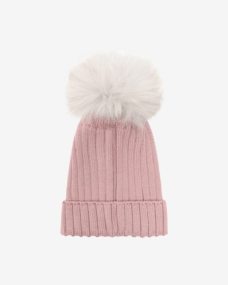 Lue med Alpakkadusk - 100% Merinoull | Hat Knit Alpaca Pompom