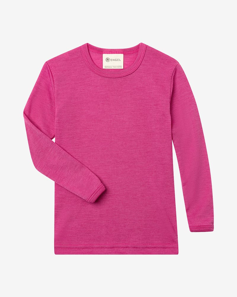 Ulltrøye Langarmet - 70% Merino 30% Silke - Ubehandlet Ull