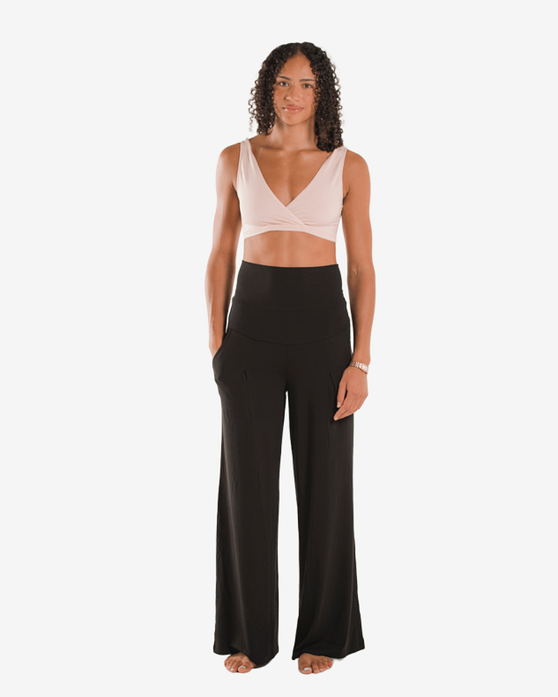 Gravidbukse - Avslappet passform | Maternity wide leg soft pant