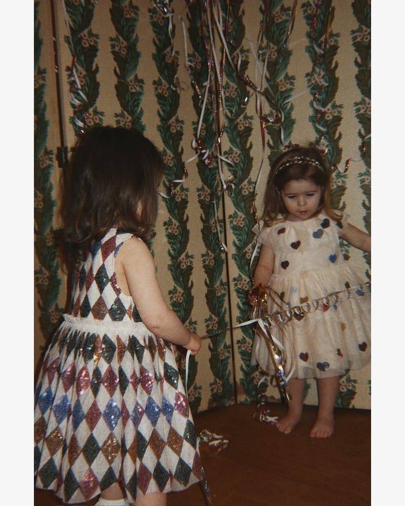 Tyllkjole m/ Glitter Paljetter | Yvonne Harlekin Dress