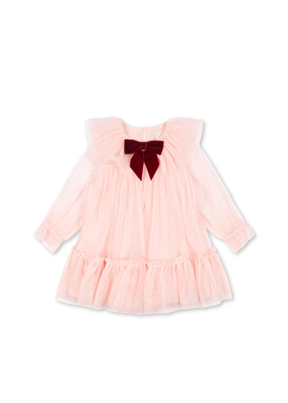 Kjole Barn m/ Stor Sløyfe – Løs og Luftig | Bow Dress, Lys Rosa