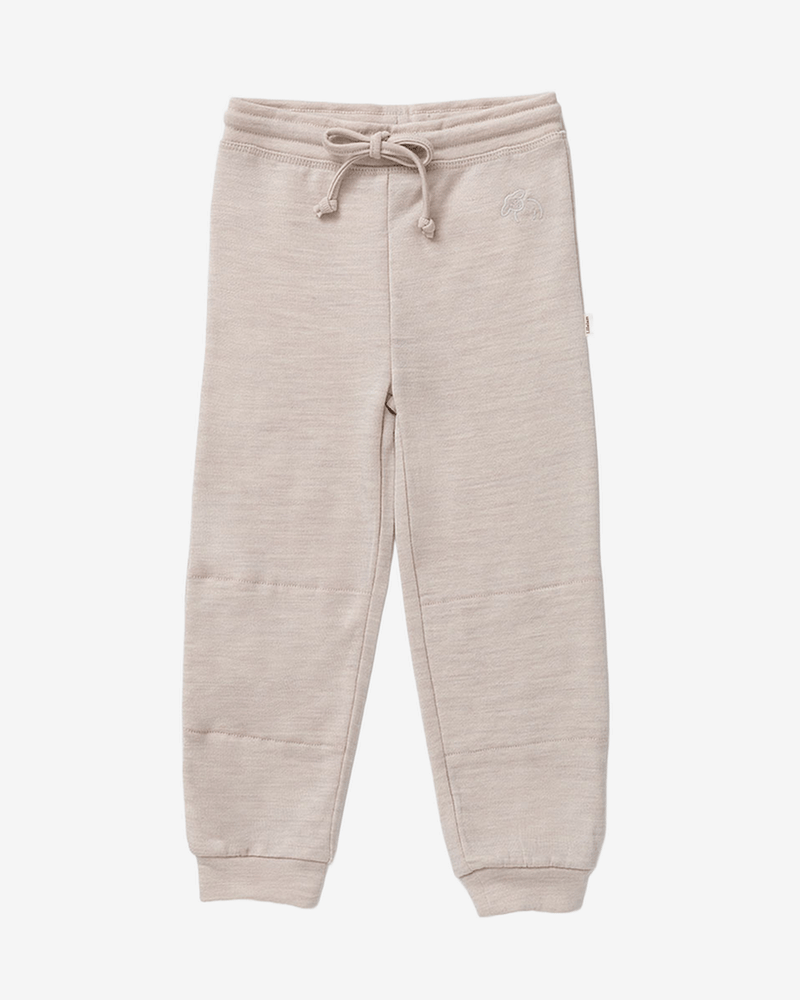 Ullbukse i glatt ullfleece - Forsterkning på knærne, 100% Merino | Bukse Active