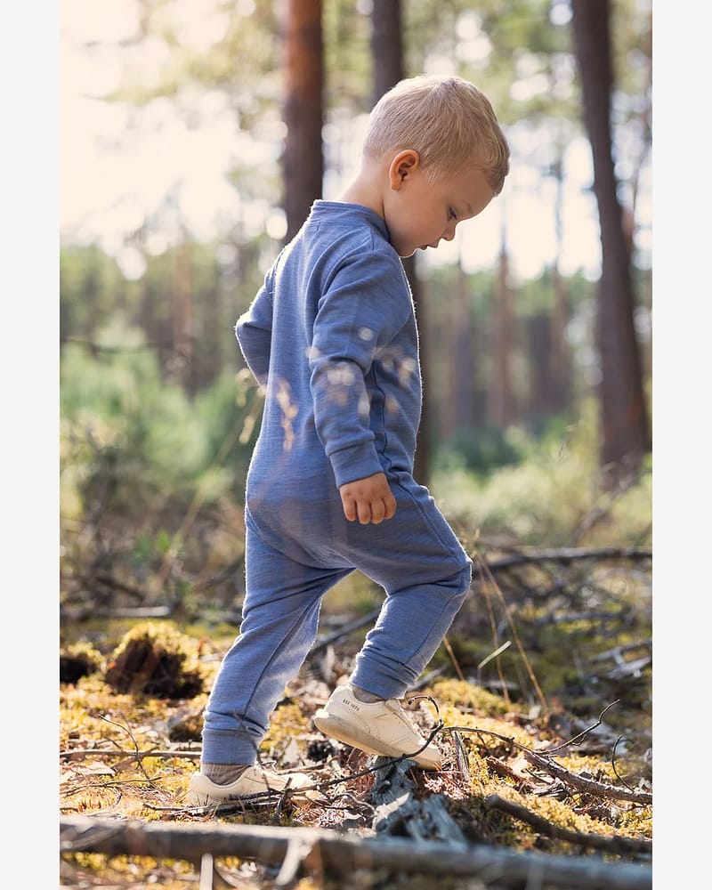 Ulldress i glatt ullfleece - Forsterkning på knærne | Sparkedress Active