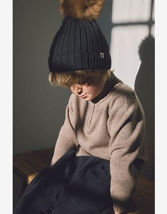 Lue med Alpakkadusk - 100% Merinoull | Hat Knit Alpaca Pompom