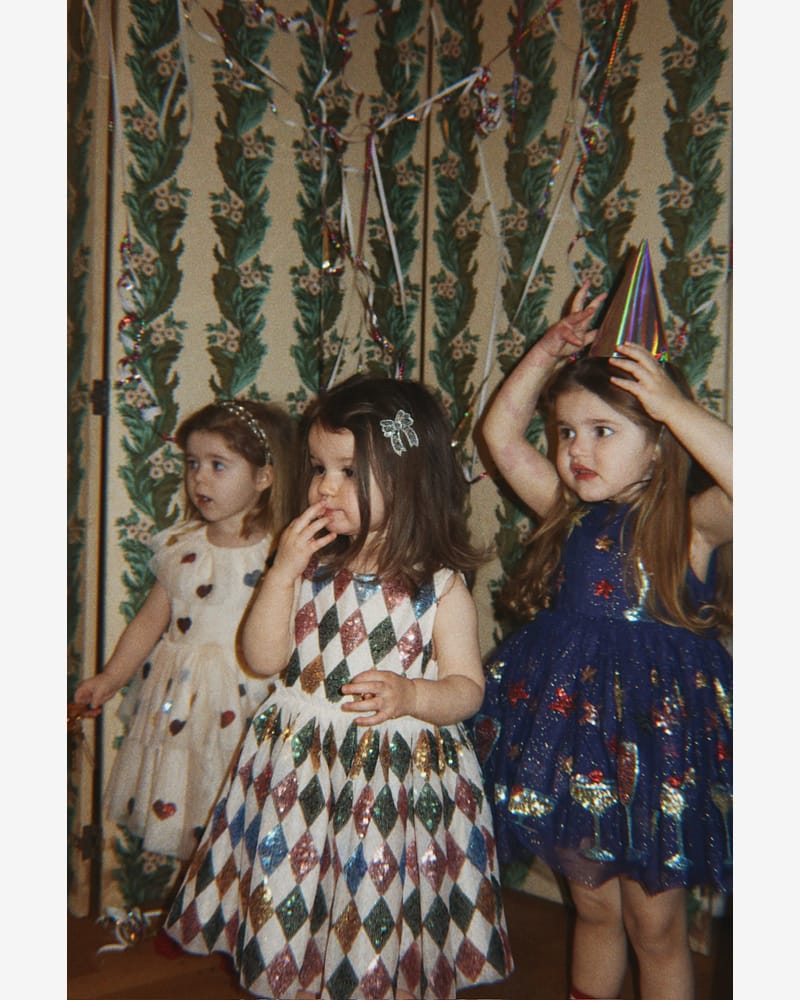 Tyllkjole m/ Glitter Paljetter | Yvonne Harlekin Dress