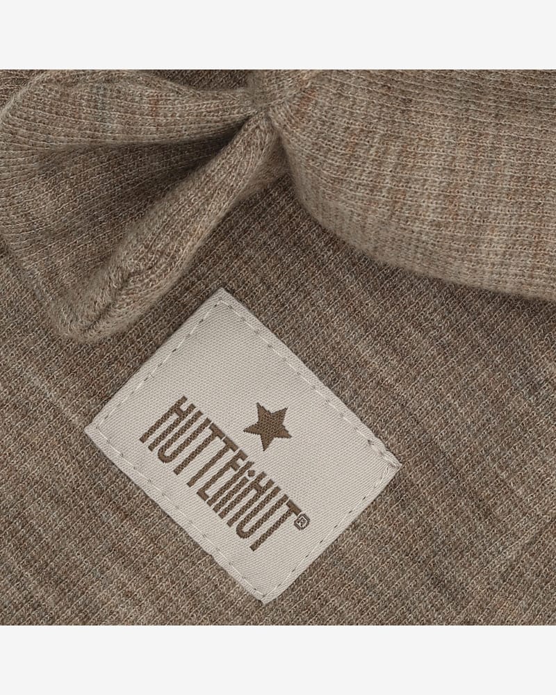Balaclava Ull med Bamseører - 97% Merino, 3% Elastan, Tynn ullkvalitet | Balaclava Ears Wool Rib
