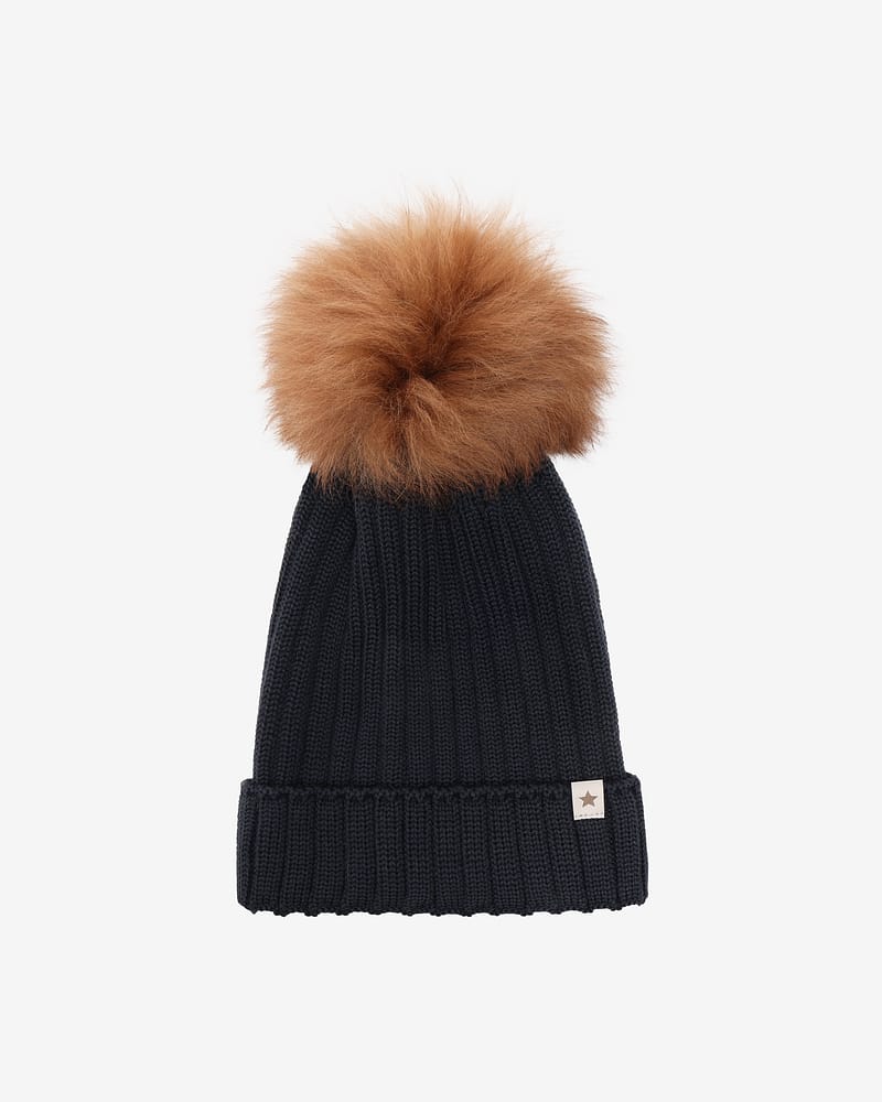 Lue med Alpakkadusk - 100% Merinoull | Hat Knit Alpaca Pompom