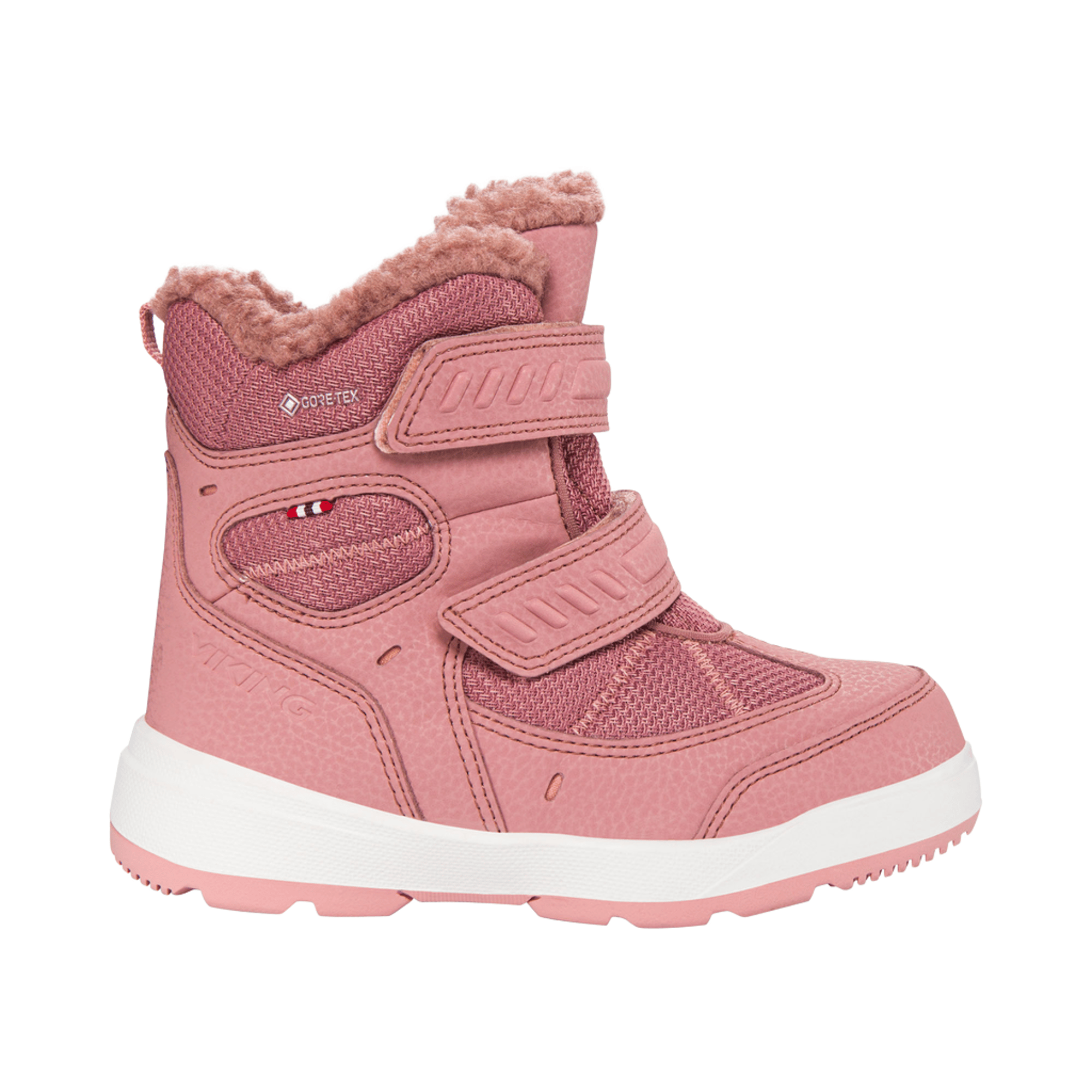 Viking Vintersko Barn – Goretex Vinterstøvler | Toasty Warm GTX 2V, Rosa - Pink/Light Pink