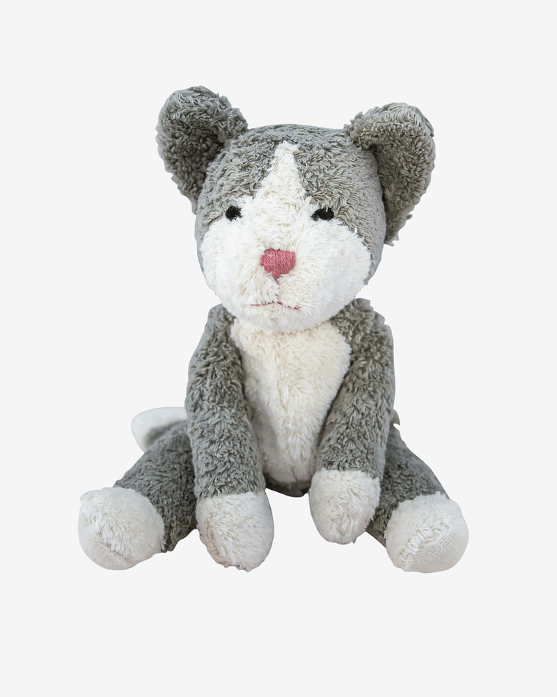 Kosebamse Katt, Medium - 100% Naturlig, Økologisk Bomull og Ull | Floppy animal Cat