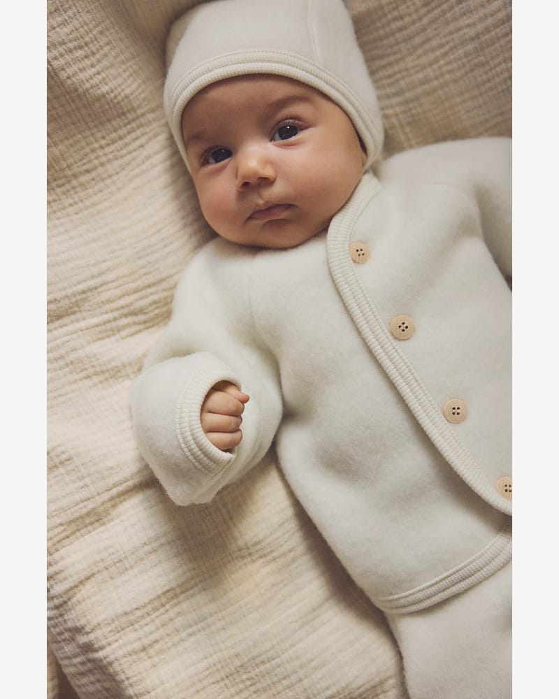 Babylue i Ullfleece - Varm, 100% Merino | Bonnet Wool Fleece