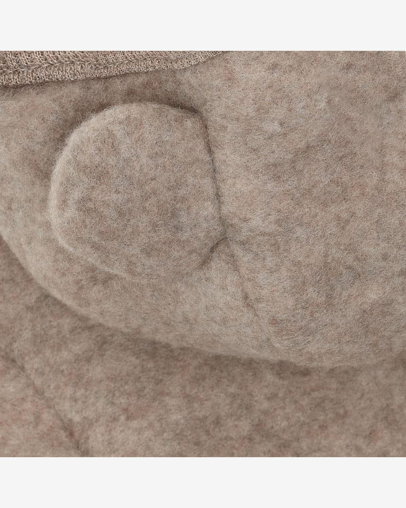 Ulljakke i ullfleece - Varm, 100% Merino | Jacket Ears Wool Fleece