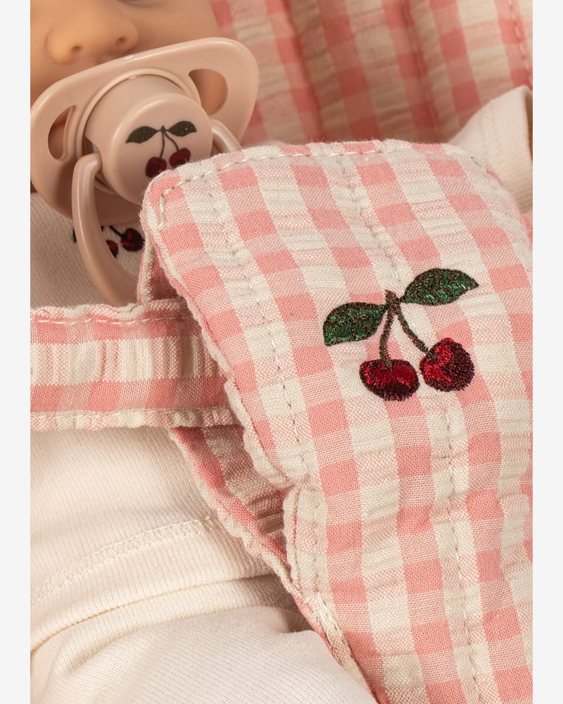 Dukkevogn med Dukke og Smokk - Gavesett | Poppy Doll Stroller