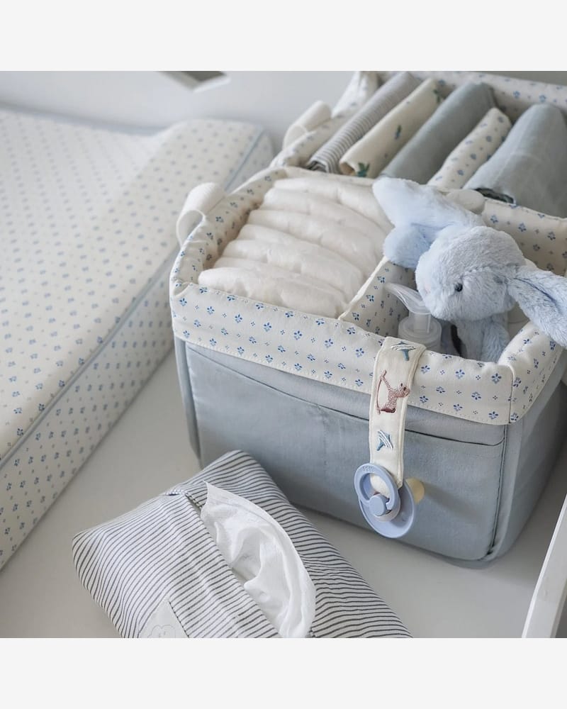 Oppbevaringskurv med håndtak, 32x23cm - Økologisk | Diaper Caddy
