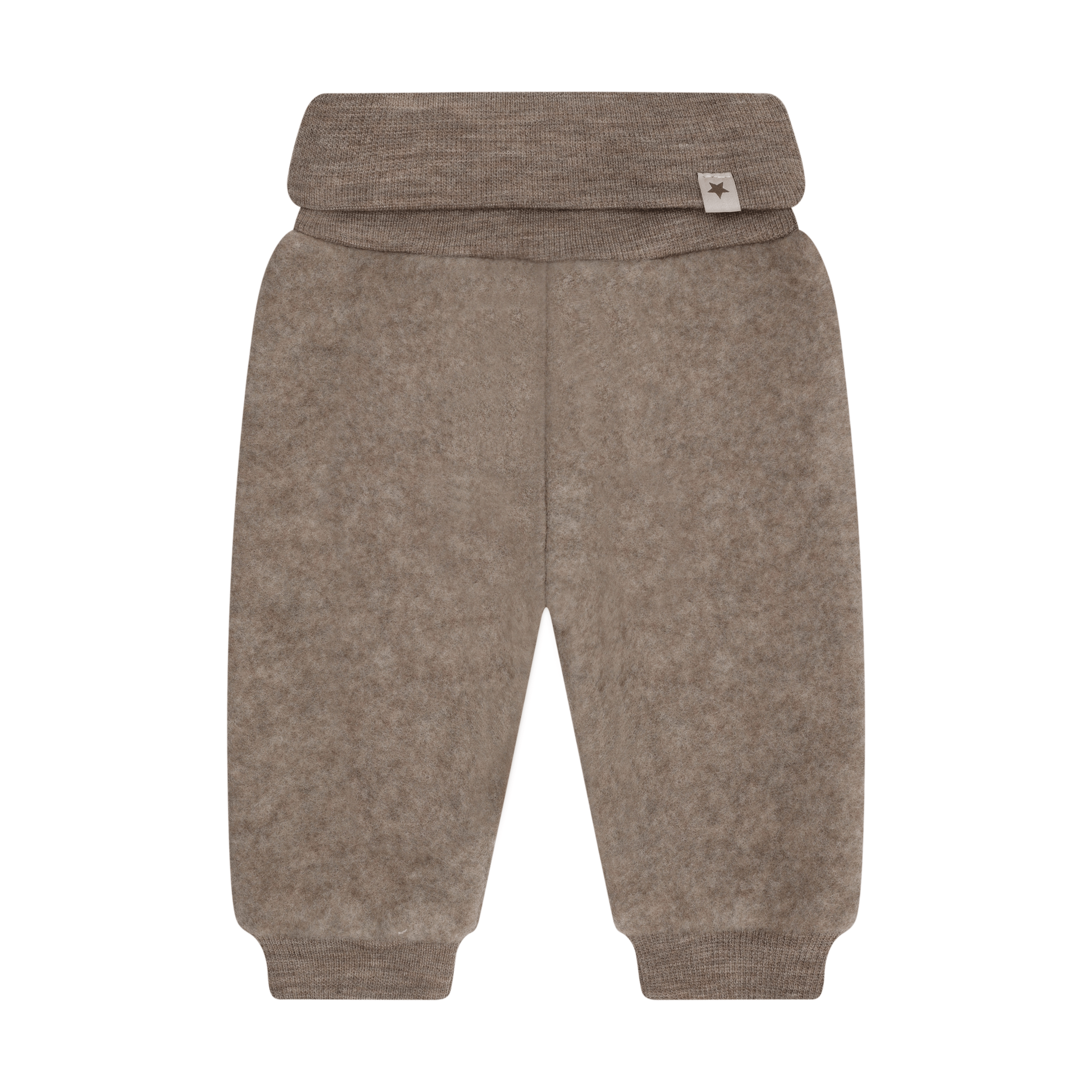 Ullbukse i Ullfleece – Varm, 100% Merino | Pants Wool Fleece, Lys Brun - Savannah Melange