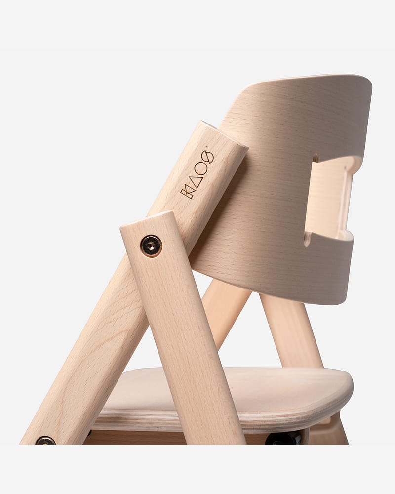 KAOS KLAPP® Bøk Barnestol - Best i Test 2026 - Sammenleggbar | Opp til 110kg!