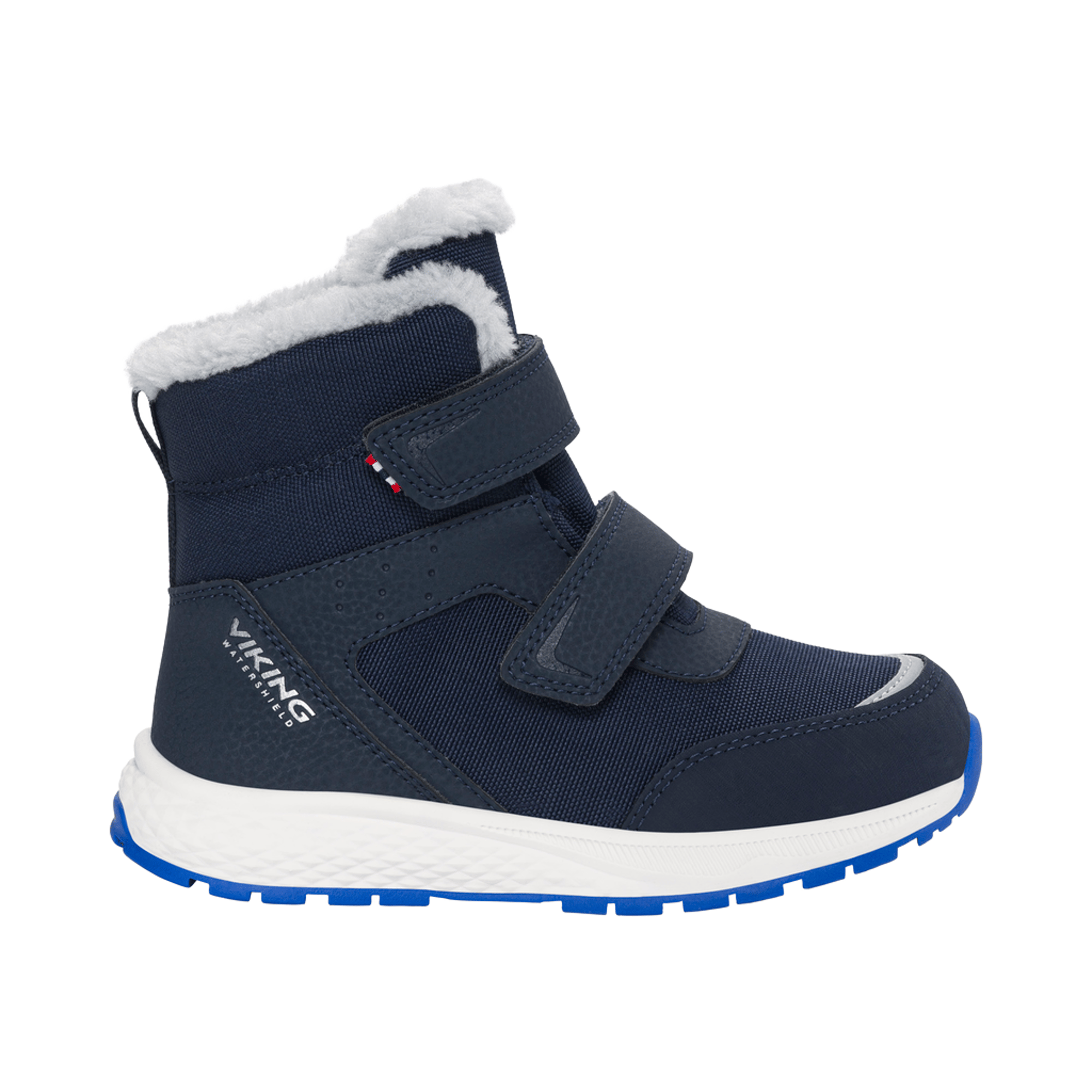 Viking Vintersko Barn – Vanntett, Mellomhøy Sko | Viking Equip Warm WP 2V, Marineblå - Navy