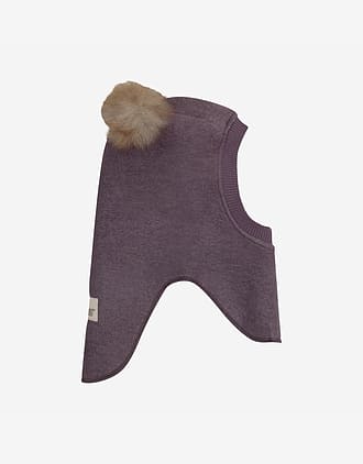 Balaclava Ull 2-Lags - Børstet Ullfleece | Alpaca Pompoms