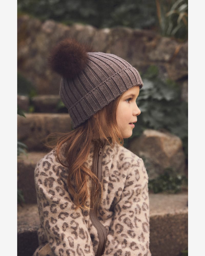 Ulljakke i ullfleece - Varm, 100% Merino | Jacket Wool Fleece Jacquard