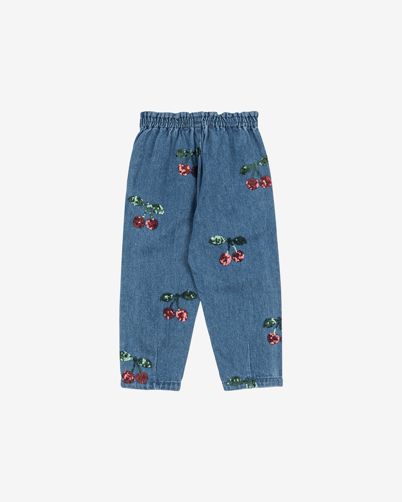 Olabukse med Paljetter - Økologisk Denim | Magot Frill Pants