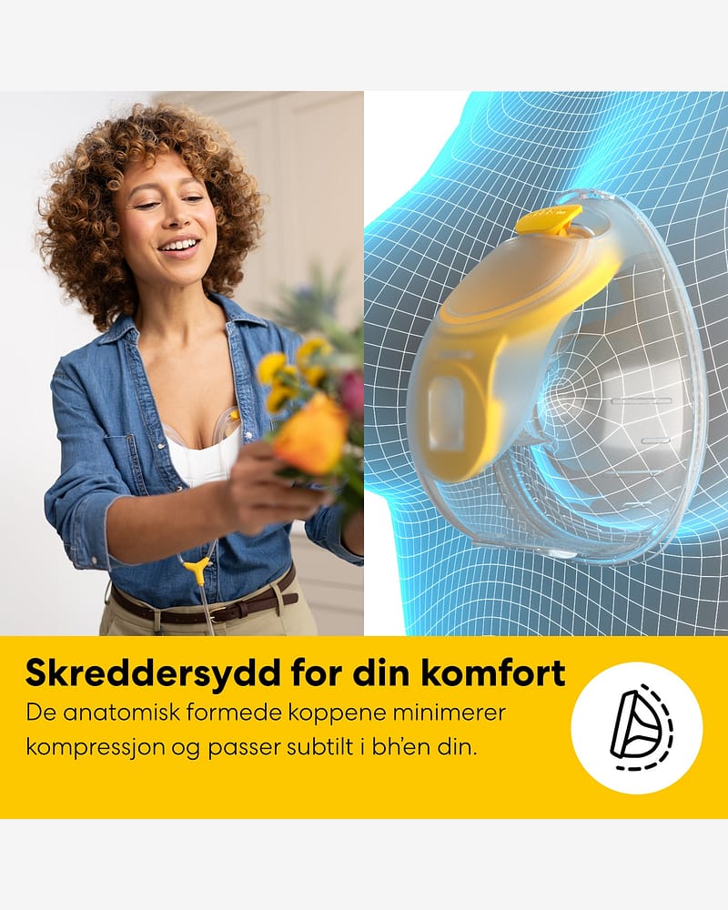 Brystpumpe Freestyle™ Mini Handsfree | Dobbel Elektrisk i-Bh-Pumpe