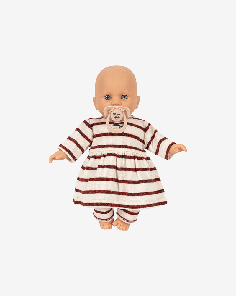 Dukke med Smokk - Babydukke myk kropp | Bella Baby Doll