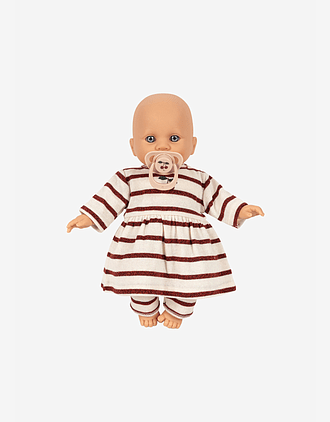 Dukke med Smokk - Babydukke myk kropp | Bella Baby Doll