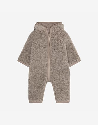 Teddy Ulldress i ullfleece - Varm, 100% Merino | Pram Suit Wool Fleece