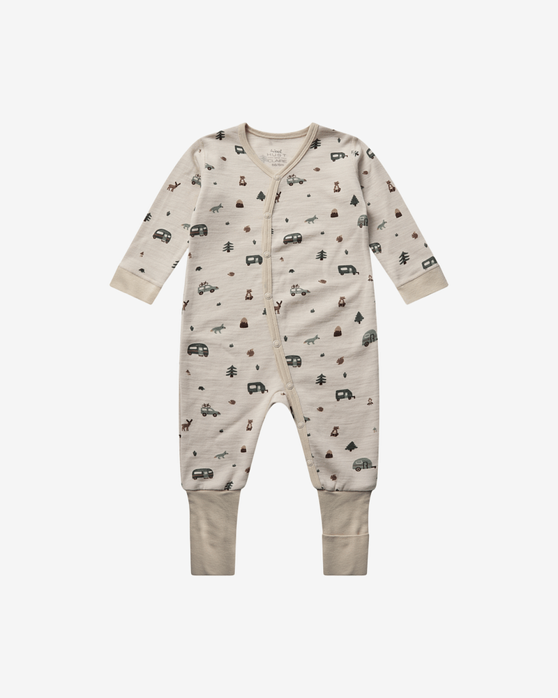 Heldress med trylleføtter - 95% Merino, 5% Polyamid | HCMobi Camp
