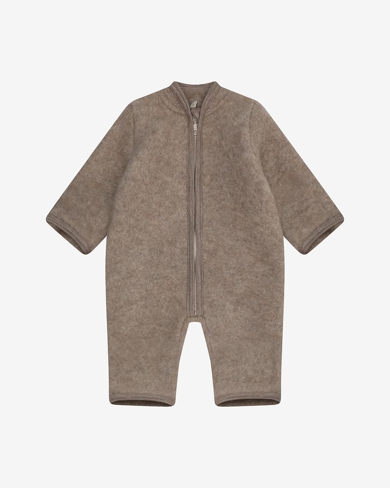 Ulldress i Ullfleece - Varm, 100% Merino | Pram Suit Wool Fleece