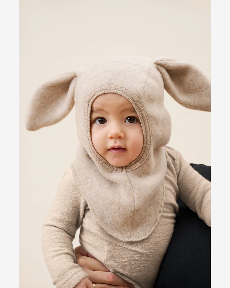 Balaclava i Ullfleece - Varm, 100% Merino | Balaclava Ears Wool Fleece