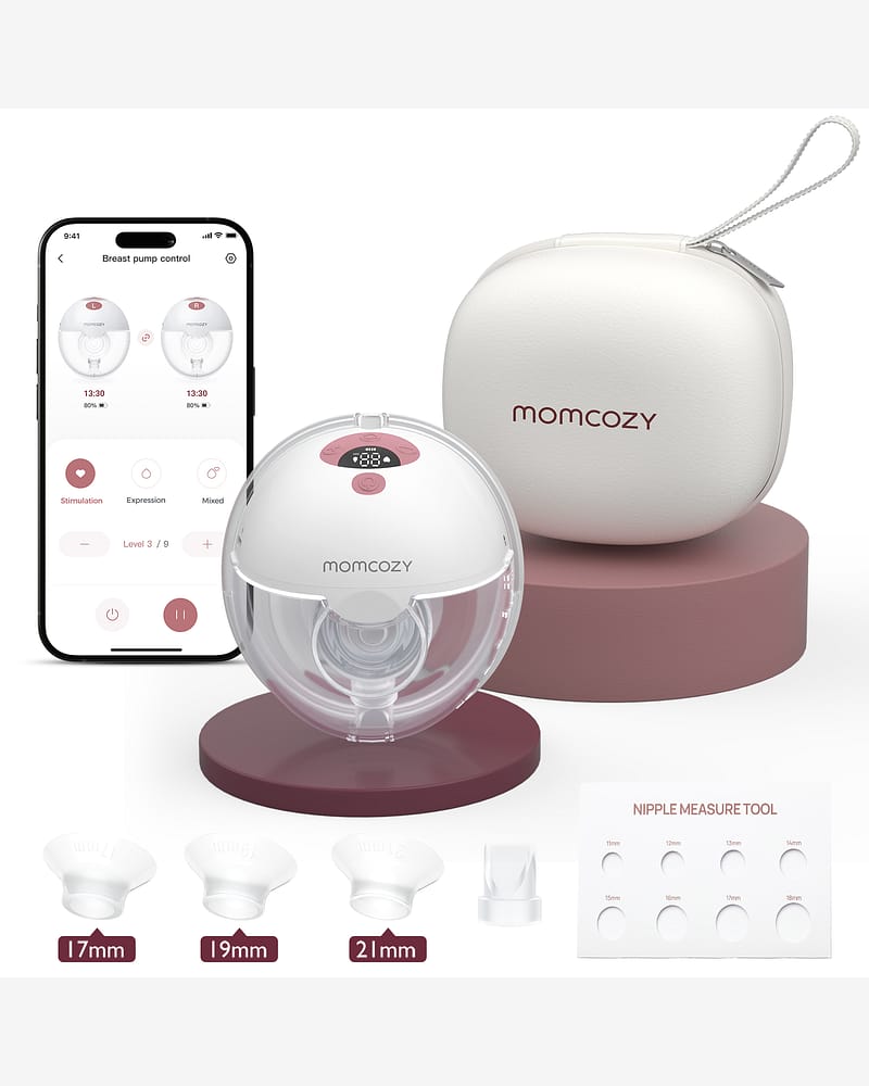 Momcozy M5 Smart handsfree brystpumpe - Enkel, elektrisk
