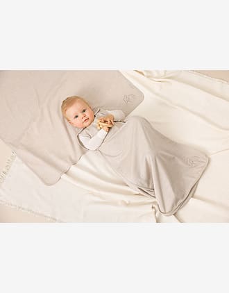 Nattpose Baby m/ Glidelås - Dobbeltstoff, 100% Merinoull | Onesize Night bag Luna