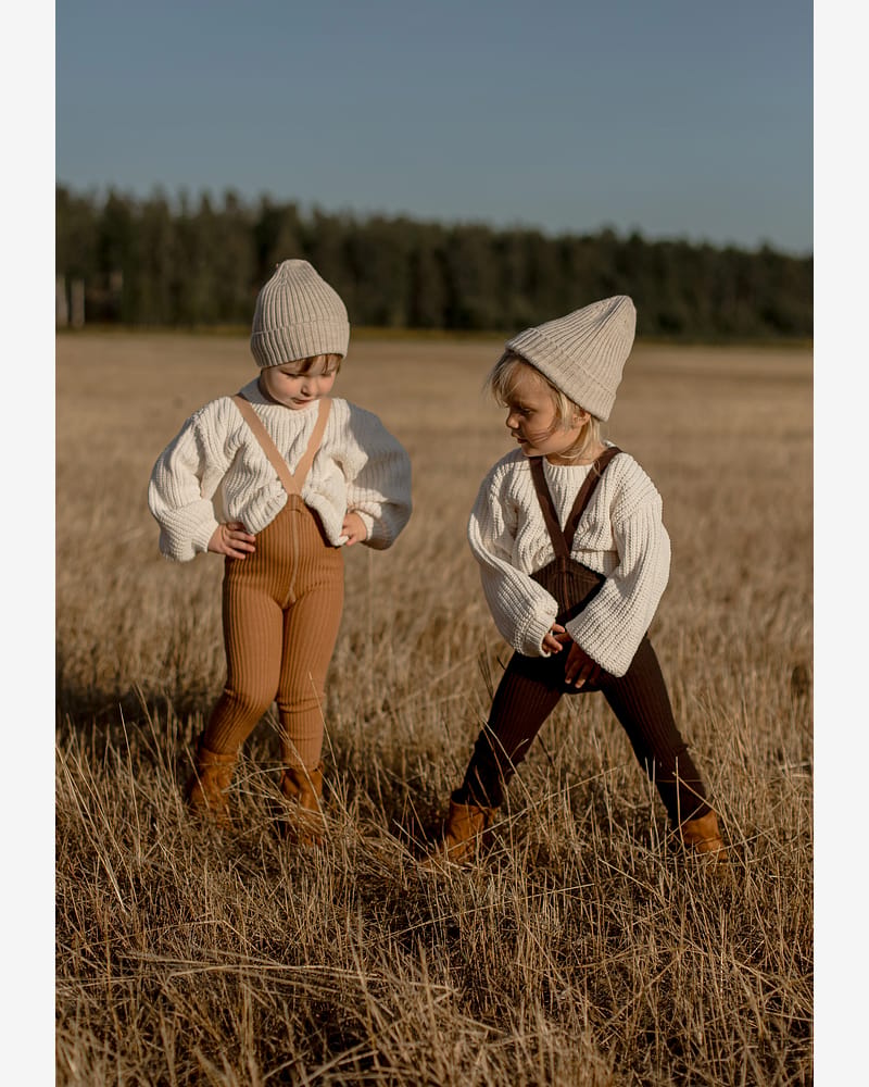 Ullstrømpebukse m/ seler - 100% Merinoull | Wooly Footed Tights