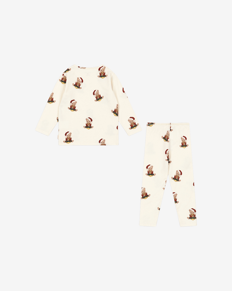 Pysjamas Barn - Bukse & Genser - Øko Bomull | Julepysj Basic Blouse/Pants Set Gots