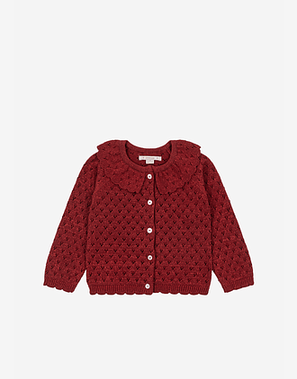 Ullcardigan m/ Glitter - Øko Bomull | Holiday Cardigan