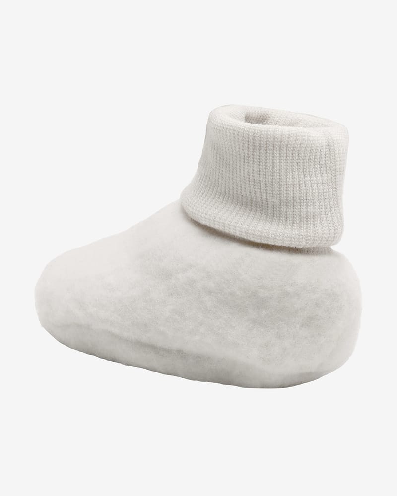 Ulltøfler i Ullfleece - Varm | Footies Wool Fleece
